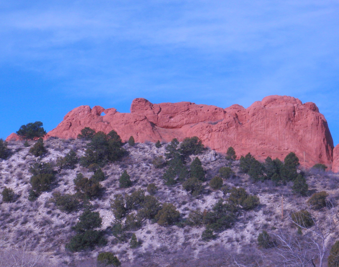 Garden of the Gods: Kissing Camels.